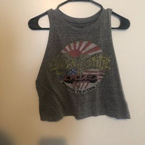 Aerosmith Cropped Tank